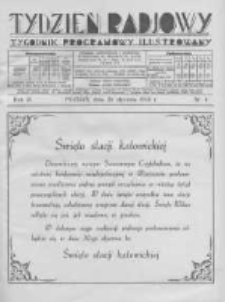 Tydzień Radjowy. 1930 R.4 nr4