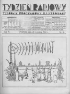Tydzień Radjowy. 1930 R.4 nr16