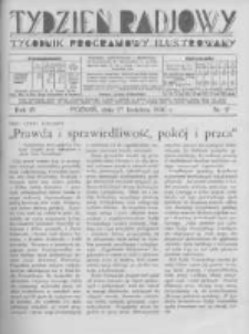Tydzień Radjowy. 1930 R.4 nr17