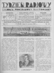 Tydzień Radjowy. 1930 R.4 nr24
