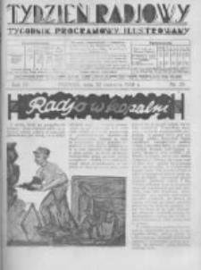 Tydzień Radjowy. 1930 R.4 nr25