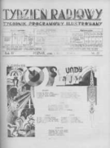 Tydzień Radjowy. 1930 R.4 nr27