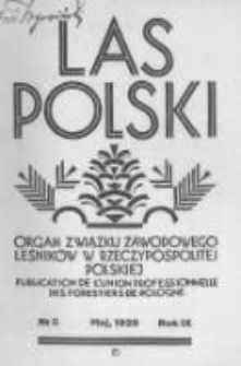 Las Polski. 1929 R.9 nr5