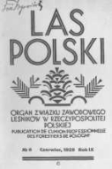 Las Polski. 1929 R.9 nr6
