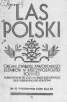 Las Polski. 1929 R.9 nr10