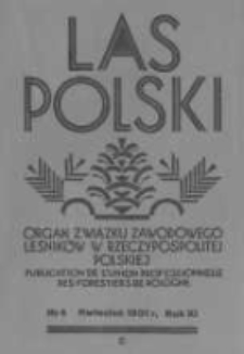 Las Polski. 1931 R.11 nr4