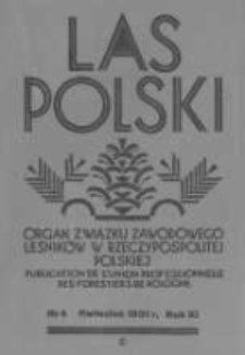 Las Polski. 1931 R.11 nr4