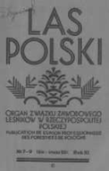 Las Polski. 1931 R.11 nr7-9