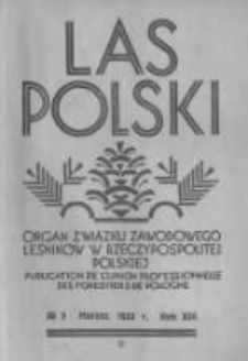 Las Polski. 1933 R.13 nr3