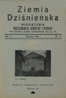 Ziemia Dziśnieńska. Rok 1 - 1931 Nr2