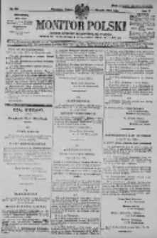 Monitor Polski. Dziennik Urzędowy Rzeczypospolitej Polskiej. 1928.08.11 R.11 nr184