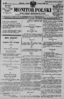 Monitor Polski. Dziennik Urzędowy Rzeczypospolitej Polskiej. 1928.08.30 R.11 nr199