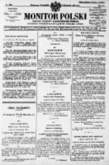 Monitor Polski. Dziennik Urzędowy Rzeczypospolitej Polskiej. 1928.11.05 R.11 nr255