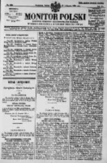 Monitor Polski. Dziennik Urzędowy Rzeczypospolitej Polskiej. 1928.11.10 R.11 nr260