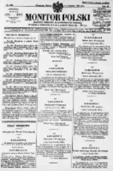 Monitor Polski. Dziennik Urzędowy Rzeczypospolitej Polskiej. 1928.11.13 R.11 nr262