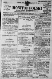 Monitor Polski. Dziennik Urzędowy Rzeczypospolitej Polskiej. 1928.11.23 R.11 nr271