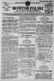 Monitor Polski. Dziennik Urzędowy Rzeczypospolitej Polskiej. 1928.12.10 R.11 nr284