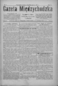 Gazeta Międzychodzka: niezależne pismo narodowe, społeczne i polityczne 1927.01.16 R.5 Nr7