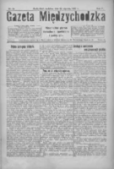 Gazeta Międzychodzka: niezależne pismo narodowe, społeczne i polityczne 1927.01.23 R.5 Nr10