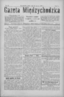 Gazeta Międzychodzka: niezależne pismo narodowe, społeczne i polityczne 1927.03.25 R.5 Nr35