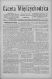 Gazeta Międzychodzka: niezależne pismo narodowe, społeczne i polityczne 1927.03.30 R.5 Nr37