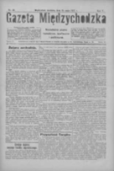 Gazeta Międzychodzka: niezależne pismo narodowe, społeczne i polityczne 1927.05.15 R.5 Nr56
