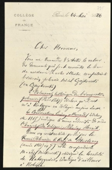 List Louis Legera do NN