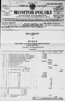 Monitor Polski. Dziennik Urzędowy Rzeczypospolitej Polskiej. 1929.07.13 R.12 nr159