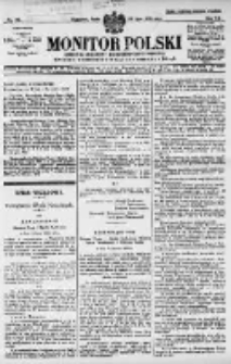 Monitor Polski. Dziennik Urzędowy Rzeczypospolitej Polskiej. 1929.07.24 R.12 nr168