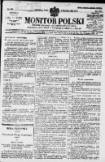 Monitor Polski. Dziennik Urzędowy Rzeczypospolitej Polskiej. 1929.09.04 R.12 nr203