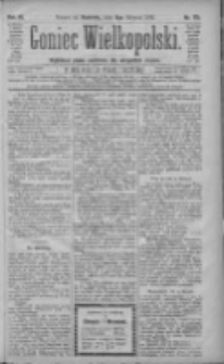 Goniec Wielkopolski: najtańsze pismo codzienne dla wszystkich stanów 1882.08.06 R.6 Nr178