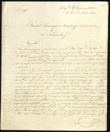 List od Komitetu "Towarzystwa Wzajemnego Oświecania się w Londynie"