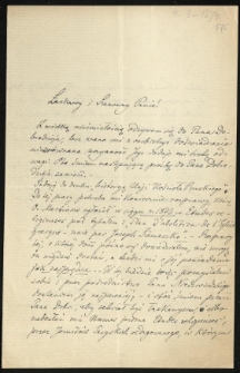 Listy od Likowskiego Edwarda