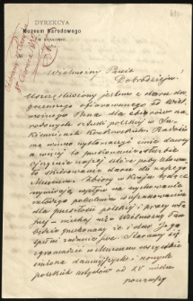 Listy od Łuszczkiewicza Władysława