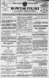 Monitor Polski. Dziennik Urzędowy Rzeczypospolitej Polskiej. 1929.10.14 R.12 nr237