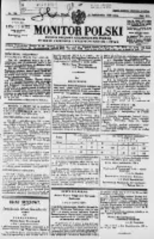 Monitor Polski. Dziennik Urzędowy Rzeczypospolitej Polskiej. 1929.10.22 R.12 nr244