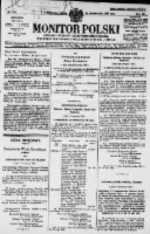 Monitor Polski. Dziennik Urzędowy Rzeczypospolitej Polskiej. 1929.10.26 R.12 nr248