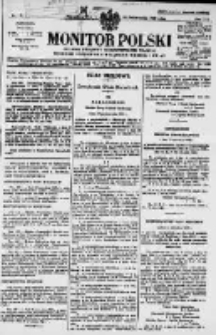 Monitor Polski. Dziennik Urzędowy Rzeczypospolitej Polskiej. 1929.10.29 R.12 nr250