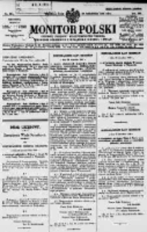 Monitor Polski. Dziennik Urzędowy Rzeczypospolitej Polskiej. 1929.10.30 R.12 nr251