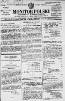 Monitor Polski. Dziennik Urzędowy Rzeczypospolitej Polskiej. 1929.11.04 R.12 nr254