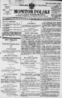 Monitor Polski. Dziennik Urzędowy Rzeczypospolitej Polskiej. 1929.11.12 R.12 nr260