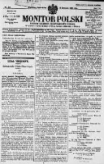 Monitor Polski. Dziennik Urzędowy Rzeczypospolitej Polskiej. 1929.11.18 R.12 nr265