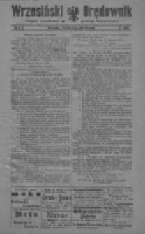 Wrzesiński Orędownik: organ urzędowy na powiat wrzesiński = Wreschener Stadt- und Kreisblatt: amtlicher Anzeiger für den Kreis Wreschen 1920.01.20 R.2 Nr9