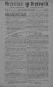 Wrzesiński Orędownik: organ urzędowy na powiat wrzesiński = Wreschener Stadt- und Kreisblatt: amtlicher Anzeiger für den Kreis Wreschen 1920.02.19 R.2 Nr21