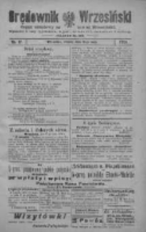 Orędownik Wrzesiński: organ urzędowy na powiat wrzesiński 1920.05.18 R.2 Nr57