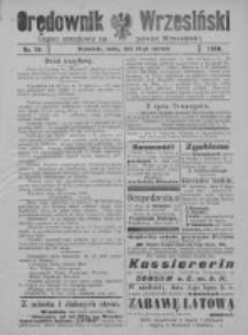Orędownik Wrzesiński: organ urzędowy na powiat wrzesiński 1920.06.30 R.2 Nr70