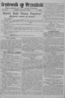 Orędownik Wrzesiński: organ urzędowy na powiat wrzesiński 1920.07.07 R.2 N72