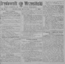 Orędownik Wrzesiński: organ urzędowy na powiat wrzesiński 1920.07.28 R.2 Nr79