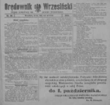 Orędownik Wrzesiński: organ urzędowy na powiat wrzesiński 1920.09.01 R.2 Nr89