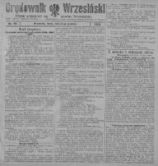 Orędownik Wrzesiński: organ urzędowy na powiat wrzesiński 1920.09.15 R.2 Nr93